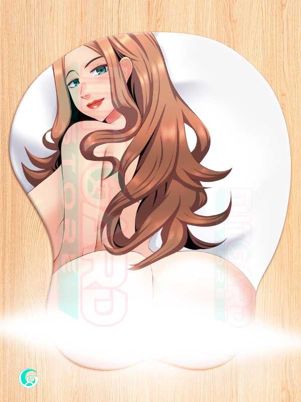 Sylvia Sherwood v1 3D Mouse pad with Gel Wrist rest